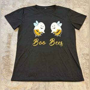 Black Boo Bees Graphic T-Shirt